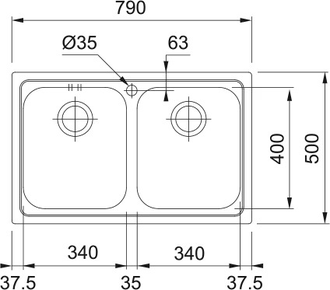 Мойка Franke Logica Line LLX 620