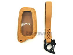 Коричневый чехол Freedom на ключ Тойота Камри V55