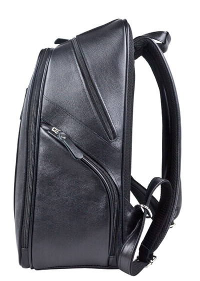 Кожаный рюкзак Cossira black (арт. 3048-01)