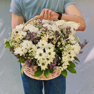 Корзина Ромашка