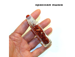 Роликовые флаконы с натуральной красной яшмой для эфирных масел и духов купить на lavmineral