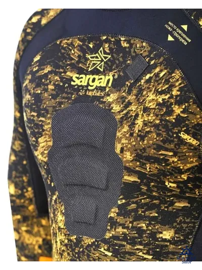 Гидрокостюм неопрен 7мм Sargan "НЕМАН 2.0" камо RD2.0 эластичный р.L-52