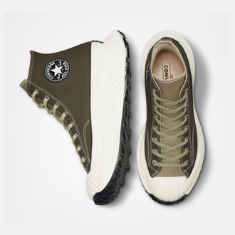 Кеды Converse Chuck Taylor 70 AT-CX зеленые высокие на платформе