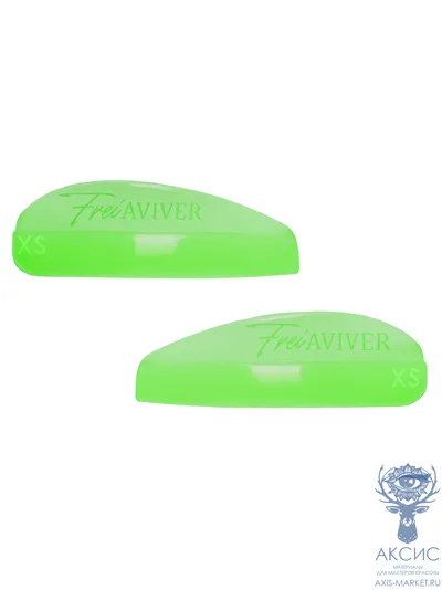 FreiAVIVER Силиконовые валики глянец (зеленый), XS