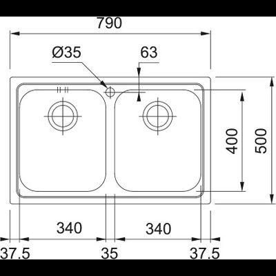 Мойка Franke Logica Line LLX 620