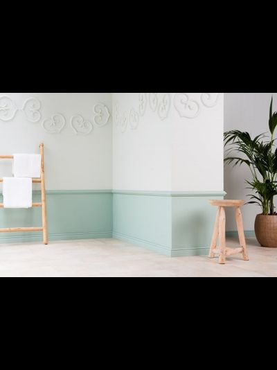 Плинтус ORAC Decor SX165, дюрополимерный, влагостойкий, ударопрочный, под покраску, длина 2 метра