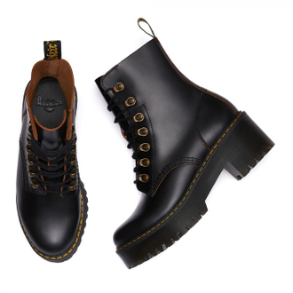 Ботинки Dr. Martens Leona Vintage черные