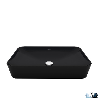 Раковина Creavit Ultra UL060-00SM00E-0000 Black Mat, накладная, черная, матовая, на столешницу