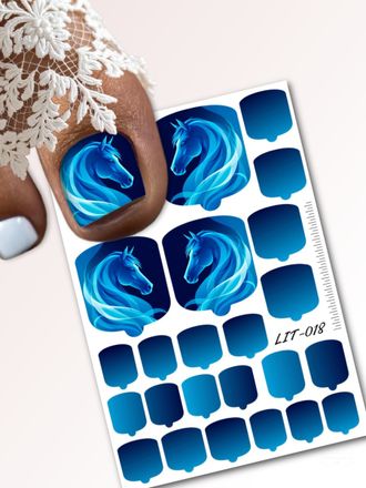 Мини пленки для педикюра LIT-018