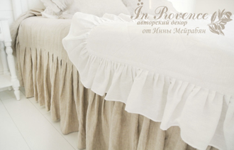 Постельное белье Прованс, льняное постельное