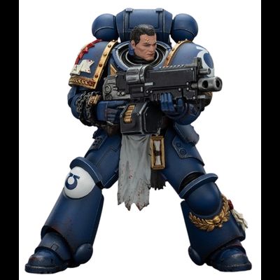 Тит, лейтенант Ультрамаринов (Warhammer 40k, Spacemarine II) - КОЛЛЕКЦИОННАЯ ФИГУРКА 1/18 Ultramarines Collectors Edition - Lieutenant Titus (JT01369) - JOYTOY