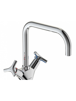 Смеситель для кухонной мойки VIDIMA TRINITY BA263AA двухрычажный