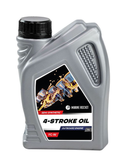 Масло 4-тактное полусинтетическое Marine Rocket 4620136029926 10W-40 1л, 2 штуки