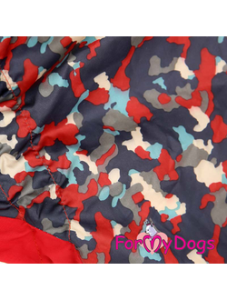 Дождевик Хаки красный