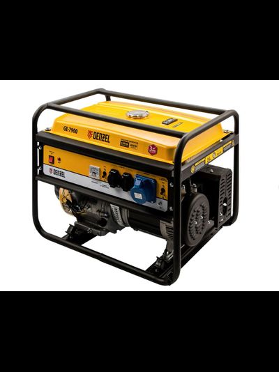 Бензиновый генератор 6,5 кВт, 220В/50Гц, 25 л DENZEL GE 7900 94638