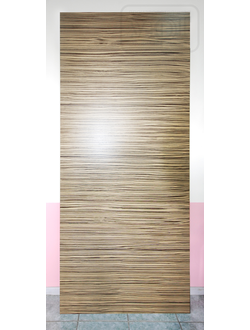 №6. Панель мдф - 2070х900х16 мм  (Зебрано светлое)