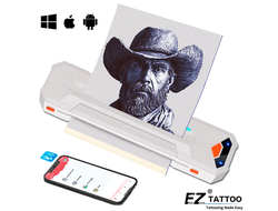Беспроводной тату принтер EZ Wireless Transfer Stencil Printers White