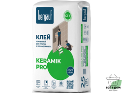 Клей для плитки и керамогранита ЕК-3000 25кг