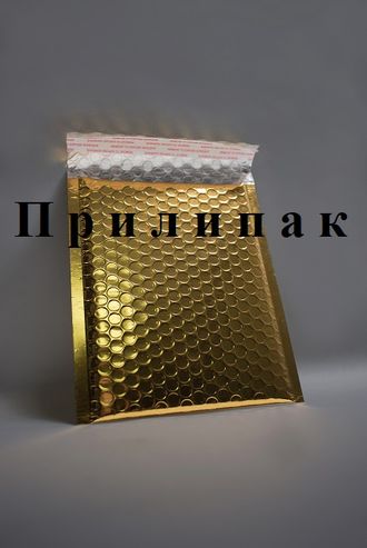Металлизированный пакет с воздушной подушкой СD (185х165) золотой (gold)