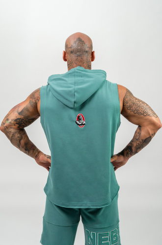 ФУТБОЛКА С КАПЮШОНОМ  SLEEVELESS HOODIE SWEATSHIRT IRON BEAST 71008