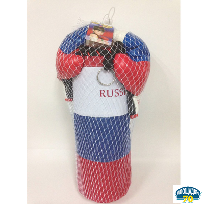 Набор для бокса RUS03 Груша+перчатки D24см H60см