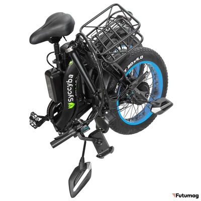 Электровелосипед SYCCYBA F11 синий