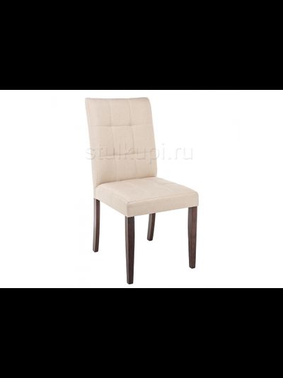 Stul Madina dark walnut/fabric cream