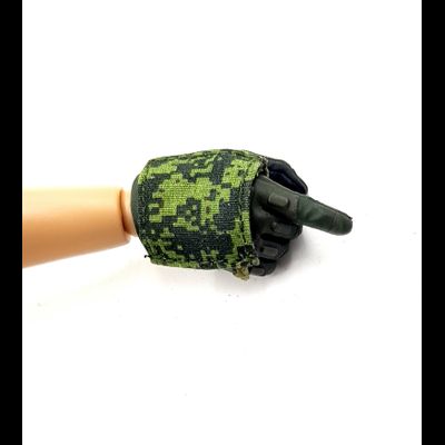 Камуфляжные накладки на кисть (цифра) 1/6 (78078s) - (DAMTOYS)