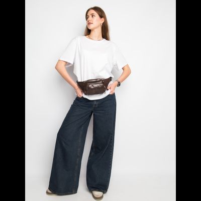 Кожаная поясная сумка Scarlino brown (арт. 7018-04)