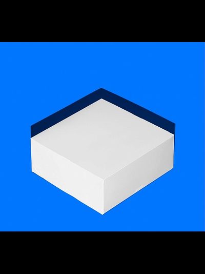 Коробка для торта (белая, ХЭ), 220*220*100мм