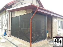 Москитные шторы для беседок и веранд