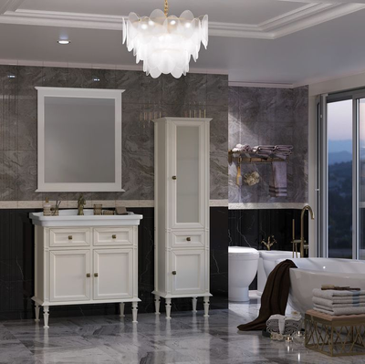 Тумба с раковиной Opadiris Кантара 85 слоновая кость