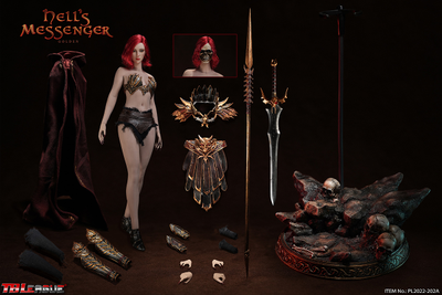Адская вестница в золотом - КОЛЛЕКЦИОННАЯ ФИГУРКА 1/6 Hell's Messenger Golden (PL2022-202A) - TBLeague