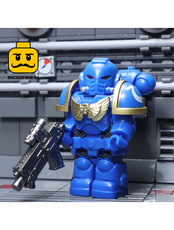 Конструктор фигурка Космодесантник, легион Ультрамарины, Вархаммер 40000