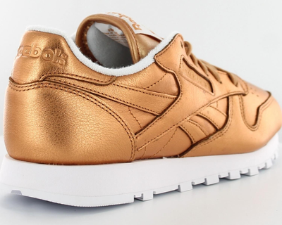 Reebok Classic Leather Бронза с белым