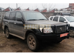 Передний силовой бампер серии Туризм на Toyota LC 100, 105 1997-2007 (02.026.01)