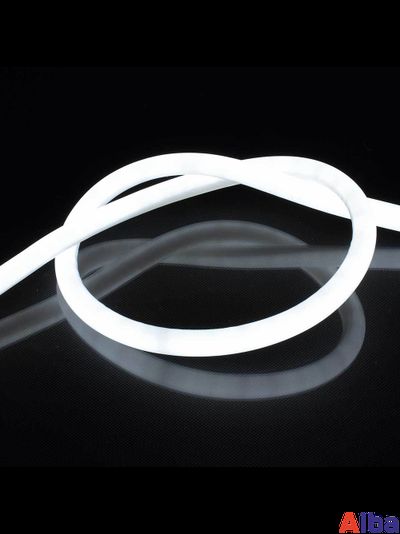 Неон круглый 220V Белый холодный D16мм