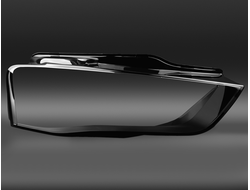 Стекло для фары Audi A4 B8 (2011-2014) рестайлинг, правое (R), 1шт