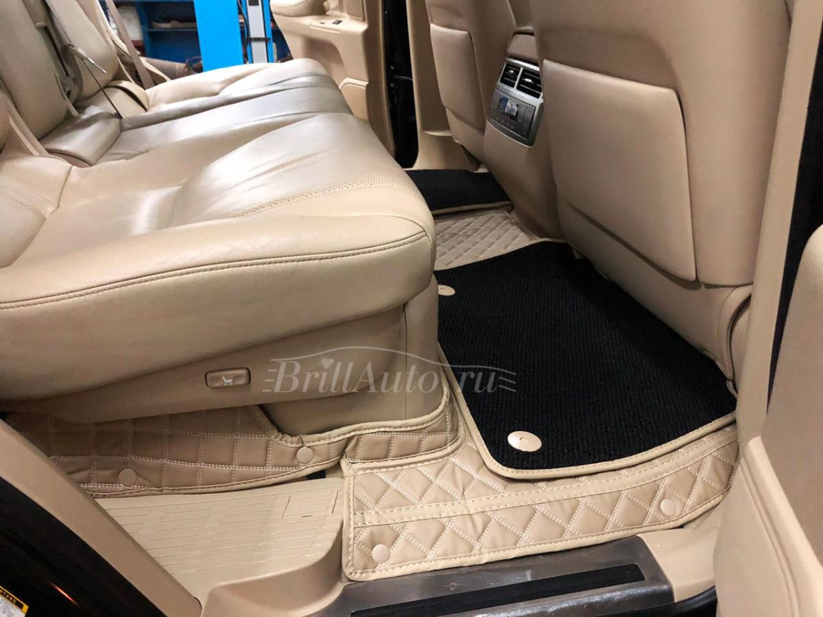 3D коврики из эко кожи для Lexus LX570, LX450D