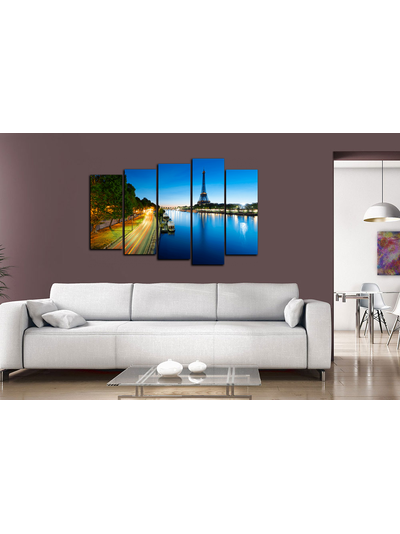 Модульная картина &quot;Ночной Париж&quot;