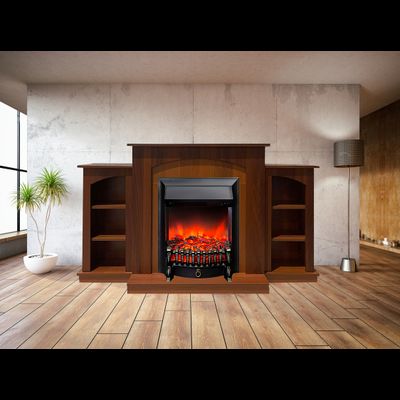 Электрокамин Скандинавия LUX CR с очагом Fobos