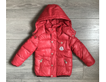 М.17-62 Куртка Moncler красная  (98,104,110,116,122)