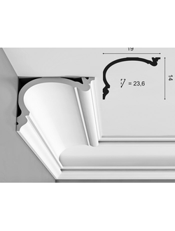 Карниз C342 Heritage L - 14*19*200см