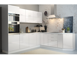 Композиция модульной кухни Равенна Шайн Белый глянец