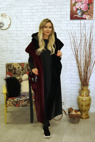 Жилет из эко меха модель 127