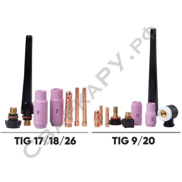 Горелка для TIG сварки Старт TIG-18 RF 360° SuperFlex 4м 320/240А жидкость