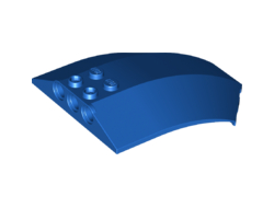 Windscreen 8 x 6 x 2 Curved, Blue (x224 / 6196002)