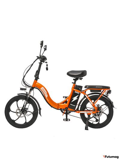 Электровелосипед Minako F7 оранжевый