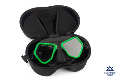 Маска для дайвинга Scuba Brothers TRITON BLACK/GREEN