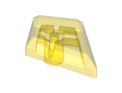 Tile, Modified 1 x 2 Diamond, Trans-Yellow (35649 / 6271209 / 6341915)